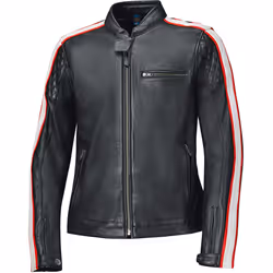 Held Brixham Giacca di pelle da moto, nero-bianco-rosso, dimensione 48 per uomo - Vista aggiuntiva 2