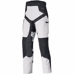 Held Lonborg Base Pantaloni in tessuto da motociclo, nero-argento, dimensione XL per uomo