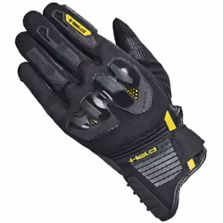 Held Sambia 2 Guanti da moto, nero-giallo, dimensione M L per uomo - Vista aggiuntiva 2