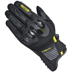 Held Sambia 2 Guanti da moto, nero-giallo, dimensione 3XL per uomo
