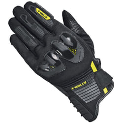 Held Sambia 2 Guanti da moto, nero-giallo, dimensione L per uomo
