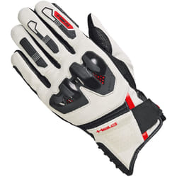 Held Sambia 2 Guanti da moto, nero-bianco-rosso-beige, dimensione 2XL per uomo