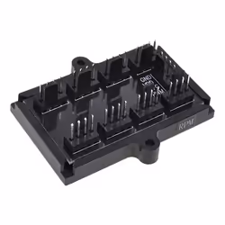Phobya 81136, Adattatore di alimentazione, Nero, 4 piedini