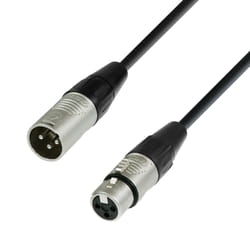 adam hall K4 MMF 0050 cavo audio 0,5 m XLR (3-pin) Nero