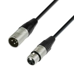 adam hall K4MMF0750 cavo audio 7,5 m XLR Nero
