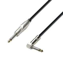 adam hall K3 IPR 0900 cavo audio 9 m 6.35mm TRS Nero, Argento