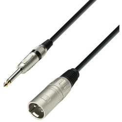 Cavo xlr maschio a jack 6,3 Mono 1mts