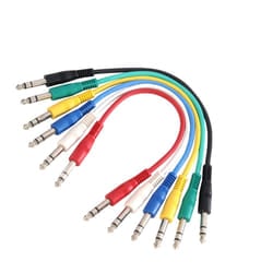 adam hall K3 BVV 0120 SET cavo audio 1,2 m 6.35mm Multicolore