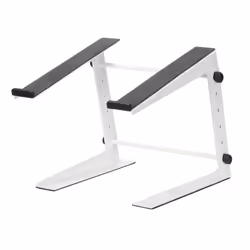 adam hall SLT001EW, Supporto per computer portatile, Bianco, Acciaio, 225 mm, 250 mm, 340 mm