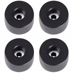 adam hall 4911 M4 AH, Piedi, Nero, Cloruro di polivinile (PVC), 38 mm, 38 mm, 25 mm
