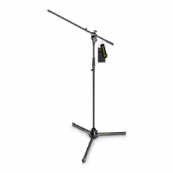 Gravity MS 4321 B, Asta di supporto per microfono, Base per treppiedi, Nero, Acciaio, Zinco, 103 cm
