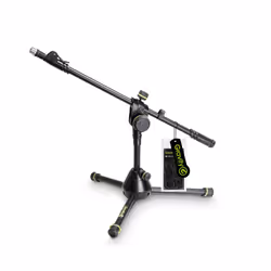 Gravity MS 3122 HDB, Asta di supporto per microfono, Base per treppiedi, Nero, Acciaio, Zinco, 32 cm