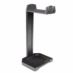 Gravity HP HTT 01 B, Porta cuffie, Alluminio, Plastica, 480 g, Nero