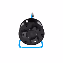 adam hall 4 STAR CD 042, Riavvolgitore di cavi, Pavimento, Plastica, Acciaio, Nero, Blu
