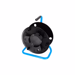 adam hall 4 STAR CD 042 Pavimento Riavvolgitore di cavi Nero, Blu 1 pz