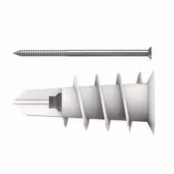 TOX 068 100 021, Kit di viti e tasselli a muro, Cemento, Metallo, Plastica, Grigio, Bianco, 4,5 mm, 45 mm