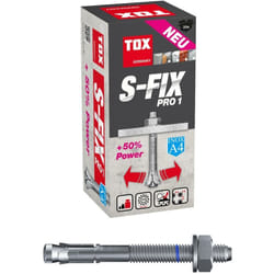 TOX - Bullone ancoraggio S-Fix Pro 1 A4 M12x120/20 mm