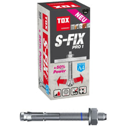 TOX - Bullone ancoraggio S-Fix Pro 1 A4 M16x130/10 mm