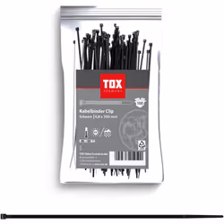 TOX Fascetta Le fascette in nylon sono adatte per un fissaggio affidabile e semplice in casa, in ufficio, in aree commerciali ...