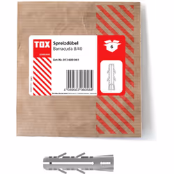 Tassello ad espansione Barracuda 8x40 mm Quantità di contenuto: 5 borsa per pacco Altezza 0,90 Diametro del trapano 8 Tipo di ...