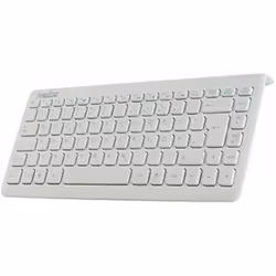 Perixx PERIBOARD-407, Mini, Cablato, USB, QWERTZ, Bianco