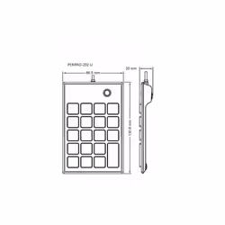 InLine 57161E tastiera Universale USB No Nero - Vista aggiuntiva 5