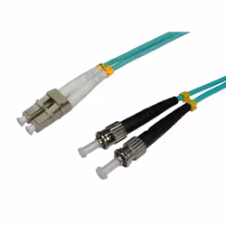 Techly Cavo Fibra Ottica ST/LC 50/125 Multimodale 1 m OM3 (ILWL D5-STLC-010/OM3), 1 m, OM3, ST, LC