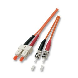 EFB Elektronik ST/SC 50/125µ 2m cavo InfiniBand e in fibra ottica Beige, Nero, Arancione, Rosso