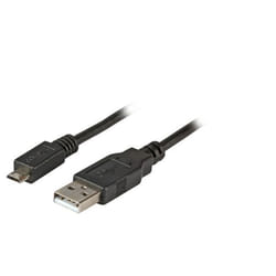 EFB Elektronik 1m USB 2.0 cavo USB USB A Micro-USB B Nero