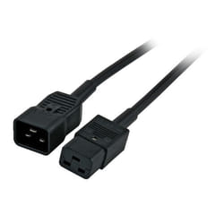 EFB Elektronik EK519.1,8 cavo di alimentazione Nero 1,8 m Accoppiatore C20 Accoppiatore C19