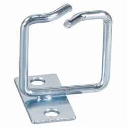 Techly I-CASE RING-SLIM44, Anello a D per cavo, Argento, Acciaio galvanizzato, 40 mm, 40 mm, 1 pz