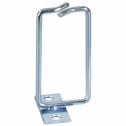 Techly I-CASE RING-SLIM48, Anello a D per cavo, Argento, Acciaio galvanizzato, 40 mm, 80 mm, 1 pz