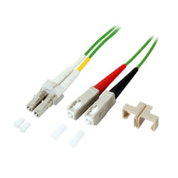 EFB Elektronik O0323.2OM5 cavo InfiniBand e in fibra ottica 2 m 2x SC 2x LC Verde