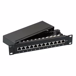EFB Elektronik 37737.12, 10000 Mbit/s, Cat6a, 22/24, Grigio, Montaggio a rack, 1U