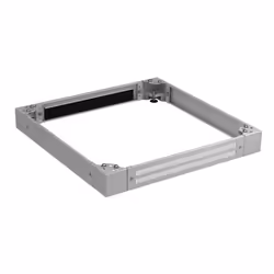EFB Elektronik PRO-SOK66PB.GR, Zoccolo per scaffale, Grigio, Acciaio, CE, PRO, 48,3 cm (19")