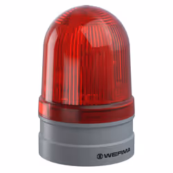 Werma 261.110.70, Rosso, 50000 h, Policarbonato (PC), -30 - 60 °C, IP66, 12 - 24 V