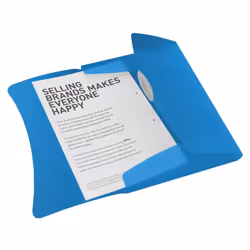 Esselte 624040 cartella Polipropilene (PP) Blu A4