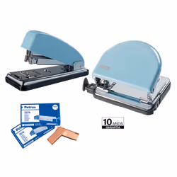 Petrus 624409 perforatore e accessori 20 fogli Blu