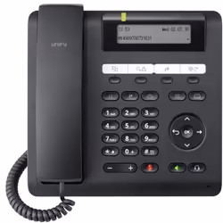 Unify OpenScape Desk Phone CP205, IP Phone, Nero, Cornetta cablata, Scrivania/Parete, 100 voci, 192 x 48 Pixel