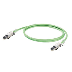 Weidmüller RJ-45/RJ-45, Cat. 5, 0.5 m cavo di rete Verde 0,5 m Cat5 SF/UTP (S-FTP)