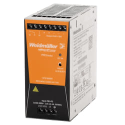 Weidmüller PRO MAX3 alimentatore per computer 240 W Nero, Arancione, Argento