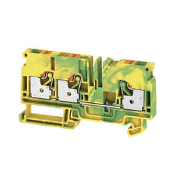 Weidmüller A3C 6 PE morsettiera Verde, Giallo