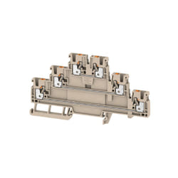 Weidmüller A3T 2.5 morsettiera 3 Beige