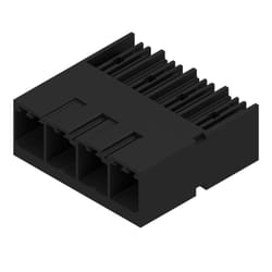 Weidmüller SV-SMT 7.62HP/04/90G 2.6SN BK BX PCB Nero