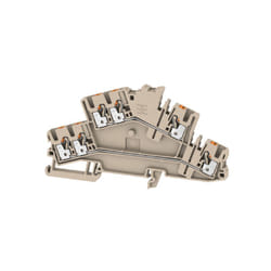 Weidmüller A2T 2.5 3C morsettiera Beige