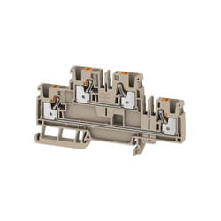 Weidmüller A2T 4 morsettiera 2 Beige