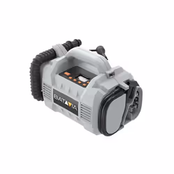Air-mobile' con il compressore Batavia! Il compressore a batteria BATVIA 7063487 ha una doppia funzione. La funzione 1 è prog ...
