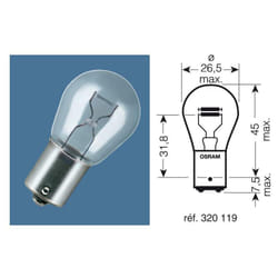 OSRAM Lampadina Original Line P21/5W 12V 21/5W - x10