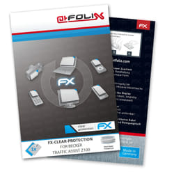 atFoliX FX-Clear f/Becker Traffic Assist Z100 Protezione dello schermo del navigatore