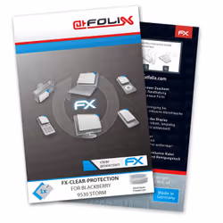 atFoliX FX-Clear f/Blackberry 9530 Strorm, Blackberry, 9530 Storm, Trasparente, 1 pz